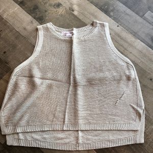 Knit sweater vest